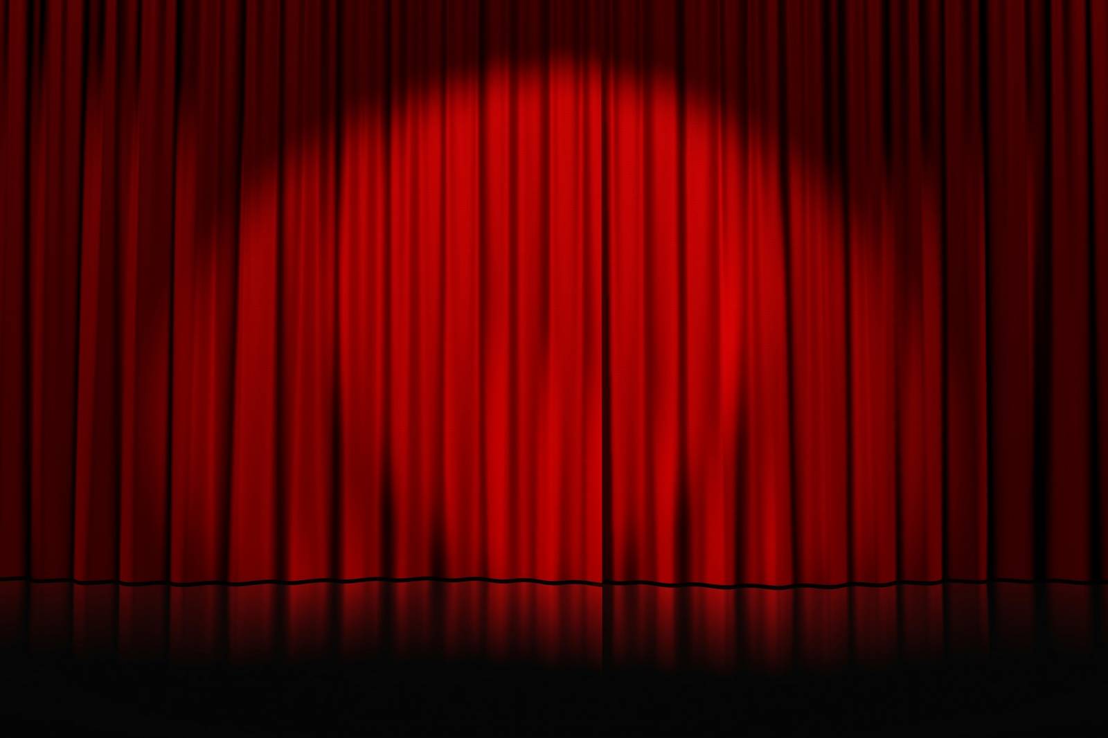 rideau de théâtre rouge