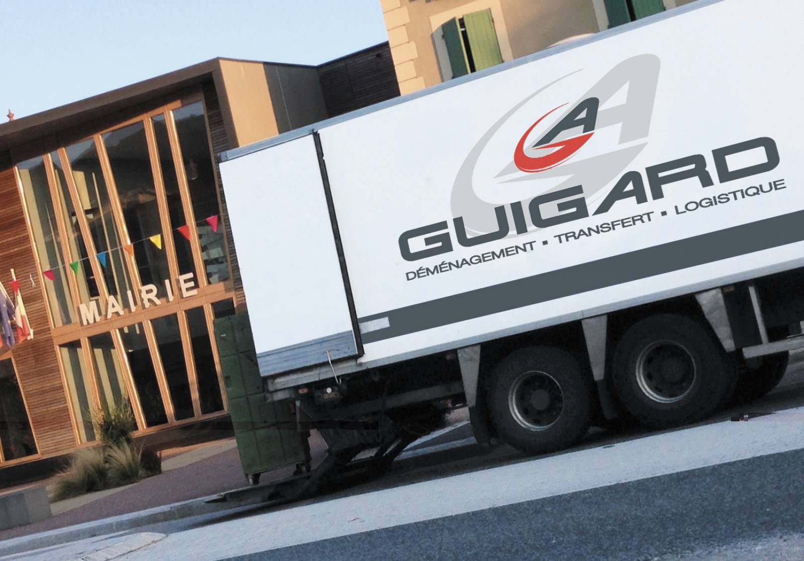 camion en stationnement